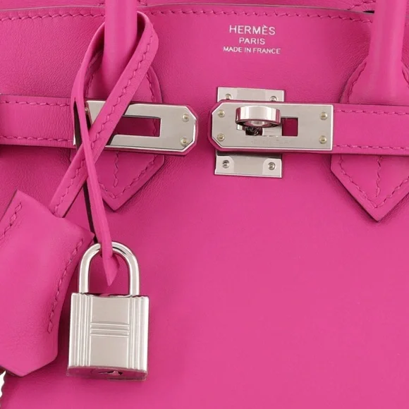 Birkin 25 in Magnolia Swift - Picture 6 of 8